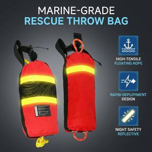 Bolsa <span class=keywords><strong>de</strong></span> <span class=keywords><strong>Rescate</strong></span> Acuática <span class=keywords><strong>de</strong></span> Grado Marino con Cuerda <span class=keywords><strong>de</strong></span> Seguridad Flotante Reflectante <span class=keywords><strong>de</strong></span> Despliegue Rápido para Kayak y Rafting - Product Image 1