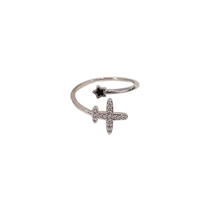 Anello Aperto Personalizzato in Zirconia di Alta Qualità, Gioielli Femminili alla Moda - Product Image 5