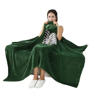 Capa con Capucha Japonesa, Disfraz de Cosplay de la Legión de Exploración de Shingeki No Kyojin, Disfraz de <span class=keywords><strong>Anime</strong></span>, Capa Verde, Ropa para Hombre - Product Image 1