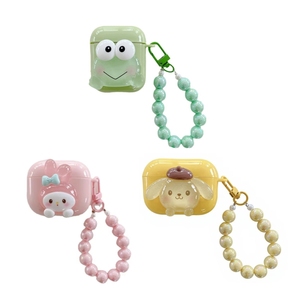 Étuis créatifs pour écouteurs Kawai <span class=keywords><strong>Iphone</strong></span> Cartoon, coque sans fil fantaisie pour Airpods 3 4, étui pour écouteurs avec porte-clés de dessins animés, <span class=keywords><strong>Pro</strong></span> 1 <span class=keywords><strong>2</strong></span> - Product Image 1
