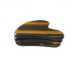Best Selling Tiger Eye Guasha Stone Tiger Eye Natural Health <b>Care</b> Beauty Massager Tool for <b>Body</b> Spa - Product Image 4