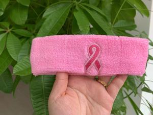 Zwart Lint Polsbandje Borstkanker Bewustzijn Sport Polsbandjes Voor Zweten Atletische Gymnastiek Polsbandjes Voor Vrouwen Mannen - Product Image 5