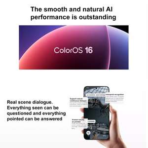 Nouveau téléphone IA OPPO Find X9 2025, 16 Go + 1 To, 7025 mAh, empreinte digitale sur écran, smartphone intelligent 6,59 pouces ColorOS 16 Octa Core - Product Image 1