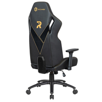 Chaise de bureau ergonomique Anji, nouvelle chaise de direction pivotante pour ordinateur et jeux PC avec accoudoirs 3D et coussin plus épais