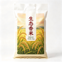 Sac en polypropylène tissé de qualité alimentaire pour l'emballage du riz, écologique et résistant, idéal pour le conditionnement des céréales