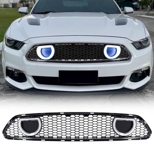 Pour Ford Mustang 2015-2017 : Kit de carrosserie avec calandre de pare-chocs LED décorative et calandre avant LED, pièce extérieure - Product Image 1