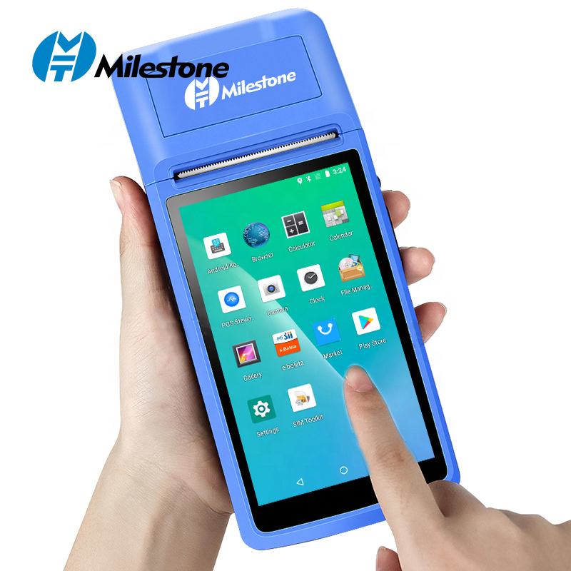 Оптовая продажа с завода, военный Прочный ручной сканер штрих-кода Android 5,5 дюймов, Считыватель RFID Pda