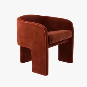 DISEN Modern Vladimir Kagan Sculptural Chair Weiman living room chair fabric upholstered living room home furniture