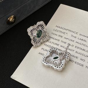 Pendientes de Plata de Ley S925 con Circonita, Estilo Antiguo, Ligeros y de Lujo, Joyería de Moda Sencilla para el Día a Día, Venta al por Mayor - Product Image 5