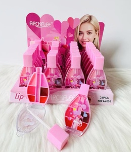 Batom Cremoso Glossy em Formato de Barco com Aroma Doce, Bálsamo Labial Leve para Maquiagem de Meninas - Product Image 3