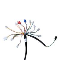 Arnés de cableado para controlador de patinete eléctrico, cable flexible corrugado de 8 núcleos con múltiples ramificaciones para motocicleta eléctrica y bicicleta eléctrica