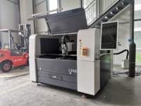 Petite machine de découpe laser à fibre métallique de type portique, commande Cypcut, moteur Yaskawa 1390