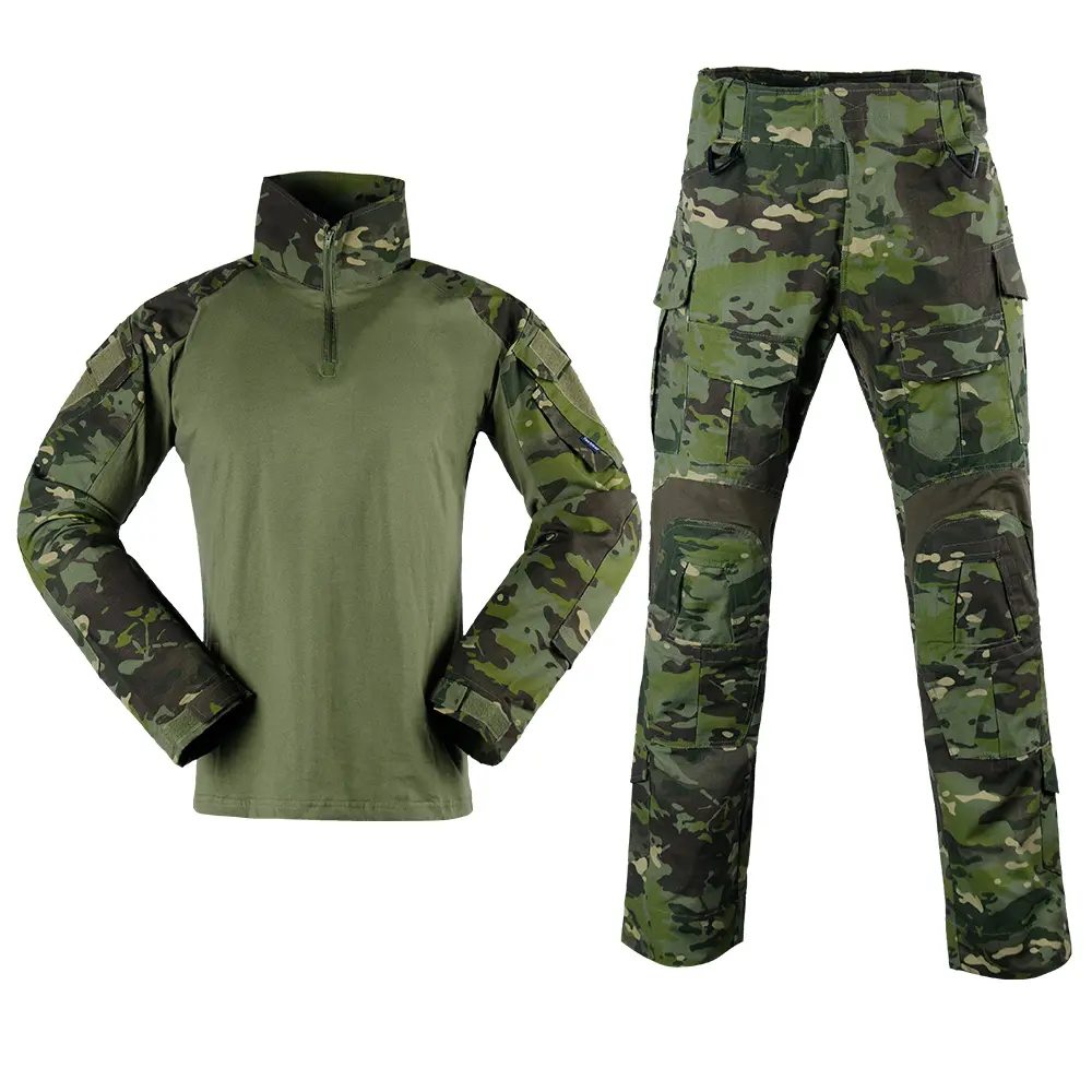 G3 Polyester + Cotton Uniforms Combat Shirt Pants Uniform Pants Tactical Army Green Uniform