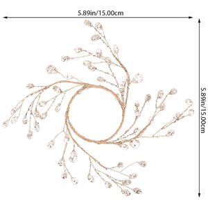 Chaîne de perles tiges de noël pics de pin de noël tiges de noël pour guirlande de noël guirlande artisanat décor à la maison - Product Image 3