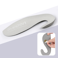 Semelles intérieures pour l'avant-pied en EVA, soutien de l'alignement du pied, ajustement demi-taille, inserts respirants pour semelles intérieures à soutien de la voûte plantaire trois quarts