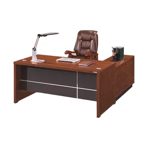 Sillas y mesas de escritorio de madera para oficina, ejecutiva, moderna