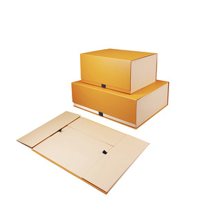 Công suất lớn bảy tấm gấp hộp ba màu tùy chọn trắng cam vàng sẫm màu đỏ hạt quần áo Hộp quà tặng - Product Image 1