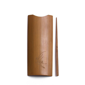 Bamboo <b>tea</b> <b>set</b> accessories, <b>tea</b> spoons, <b>tea</b> caddies, <b>tea</b> needles, tongs, spatulas, Kung Fu <b>tea</b> ceremony six-piece <b>set</b> for home - Product Image 5