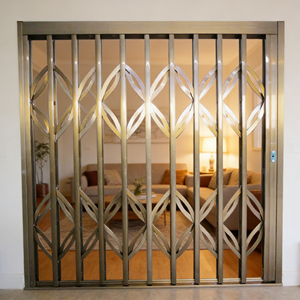 Barre di Sicurezza per Balconi con Chiusura Scorrevole, Design Postmoderno <span class=keywords><strong>in</strong></span> <span class=keywords><strong>Acciaio</strong></span> <span class=keywords><strong>Inox</strong></span> e Alluminio per Scuole e Magazzini - Product Image 2