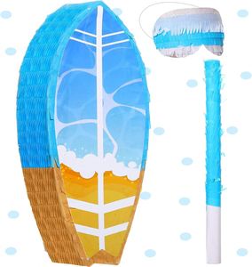 <b>Summer</b> Hawaii Beach Birthday Pinata <b>Decorations</b> with Surfboard Design Paper Material - Product Image 4