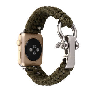 Correa de reloj deportiva ajustable de nailon trenzado compatible con Apple Watch para usuarios de iWatch 8 y SE - Product Image 3