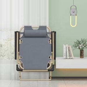 Vente chaude chaise portable pliante lit camping en plein air chaises longues avec matelas - Product Image 5