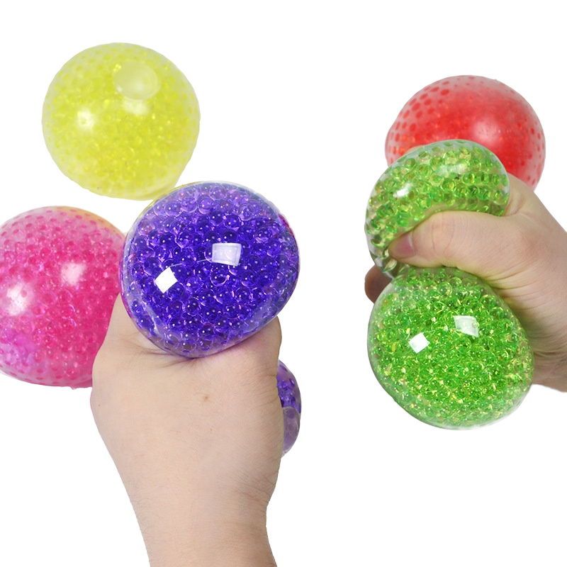 7CM TPR Unisex Water Ball Fidget Squeeze Toy Elasticity Bubble Beads for Kids and Adults Stress Relief Venting Toys
