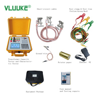 VLUUKE VKTCT-II Probador de Capacidad de Transformadores Multifuncional de Alta Precisión (0.2% de Exactitud), Protección IP67, Portátil, 10W, 1 Prueba