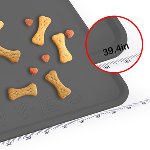 100*75cm Overs ize Silikon Tier Welpe Schlaf matten Wasserdichte rutsch feste Haustier Hund Katze Fütterung matten - Product Image 3