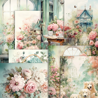 Papier artisanat Junk Journal découpage Scrapbooking créatif fabrication de cartes A5 papier cartonné bricolage papier matériel