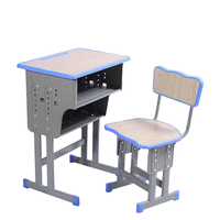 Bureaux d'école simple et double couche Table d'étude pour les élèves du primaire et du secondaire pour le tutorat et la formation Cram Vente en gros