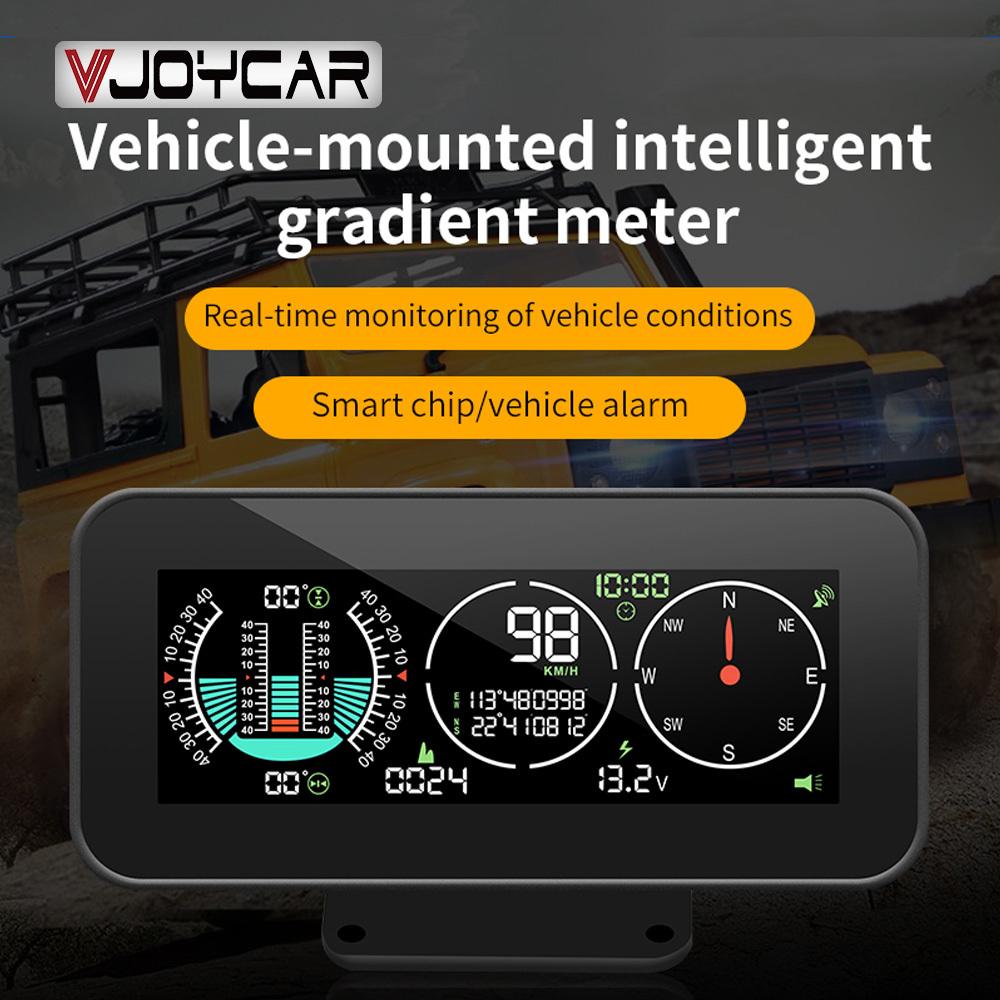VJOYCAR Smart Digital GPS Speedometer & 4x4 Off-Road Inclinometer for Cars - View 2