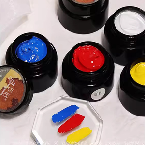 Pintura para Uñas en Tres Colores Primarios: Rojo, Amarillo, Azul, Negro y Blanco, Esmalte de Uñas en Gel UV Básico para Salón de Uñas - Product Image 5