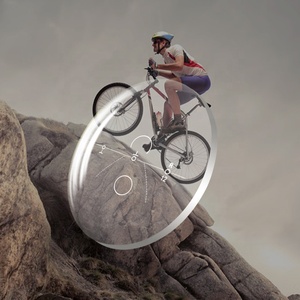 Indice élevé uc revêtement et couleur claire <span class=keywords><strong>lentilles</strong></span> minces lunettes correctrices PC lentille progressive - Product Image 1