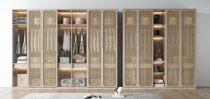 New Design Wooden Extendable Plywood <strong>Door</strong> <strong>Wardrobe</strong> for Bedroom Dining Living Room - Product Image 6