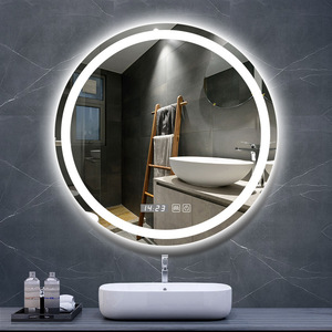 OEM ODM Round LED Bathroom <strong>Mirror</strong> with <strong>Lights</strong> Anti-Fog Dimmable 3 Color <strong>Lighting</strong> <strong>Wall</strong> Mounted Bathroom <strong>Mirror</strong> Factory Wholesale - Product Image 1