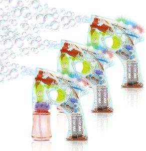 Pistolet à bulles <span class=keywords><strong>d</strong></span>'<span class=keywords><strong>eau</strong></span> électrique automatique transparent à LED lumineux pour <span class=keywords><strong>jeux</strong></span> <span class=keywords><strong>d</strong></span>'été, jouets pour enfants, <span class=keywords><strong>jeux</strong></span> de plein air, jardin, Chine - Product Image 6