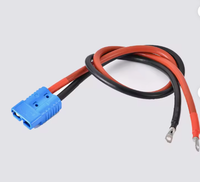 Câble de batterie en cuivre pur 50A avec isolation en PVC pour la charge de véhicules