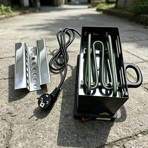 Brûleur à charbon électrique vertical pour chicha 1000W, allume-charbon rapide pour narguilé avec plateau en acier inoxydable - Product Image 5