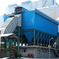 Collecteur de poussière à sacs à impulsions de grande capacité en acier inoxydable pour le traitement des gaz de combustion corrosifs