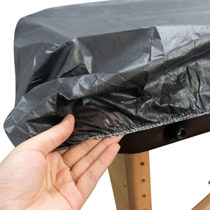 Nhà Máy Bán Buôn Hình Xăm Màu Đen Không Thấm Nước Đàn Hồi Được Trang Bị Dùng Một Lần Giường Bìa Massage Bảng Tờ Cho Y Tế Spa Salon - Product Image 3