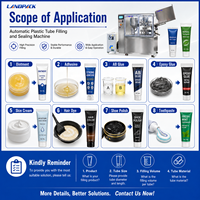 Machine de remplissage pour tubes souples de crème, gel, pommade, lotion, dentifrice, cosmétiques et produits hydratants pour le visage