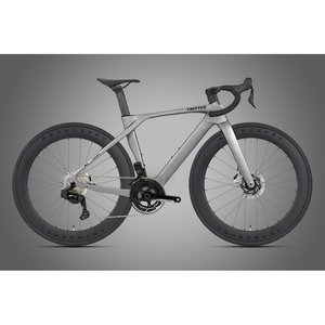 Vélo de ville en fibre de carbone 700C, 24 vitesses, frein à disque hydraulique, cadre aérodynamique, jante de 60 mm, câble entièrement dissimulé, T10pro 2e génération - Product Image 1