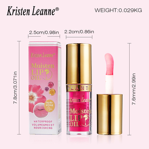 KRISTEN LEANNE Langanhaltender Flüssiger Lipgloss Lippenöl Chemikalienfreie Wasserfeste Feuchtigkeitsspendende Formel Farbwechselnder Wasserglanz-Lippenstift - Product Image 3
