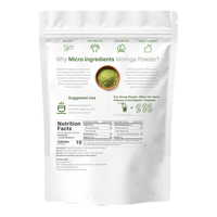 Poudre de Moringa Biologique en Vrac, Extrait de Feuilles, Complément Herbal en Poudre, Vente en Gros, Service OEM ODM