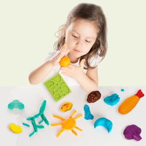 Ensemble de pâte à modeler éducative non toxique et colorée pour enfants, avec outils de modelage pour aliments et repas, pour jeu d'imitation et bricolage - Product Image 4