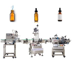 Tự động bơm điền Máy Lotion chai thủy tinh chất tẩy rửa sữa dầu nước Jar Chai làm đầy chất lỏng đóng nắp máy dán nhãn - Product Image 1