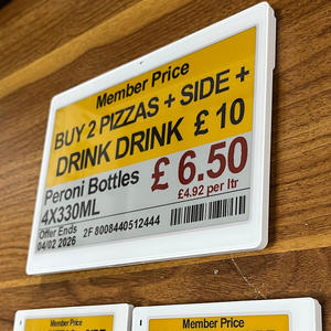 2.13 Inch 2.6 Inch 2.9Inch Digital Price Tag E-Paper Electronic Shelf Label Module For Uk Warehouse Products Esl <b>Racking</b> <b>Systems</b> - Product Image 1