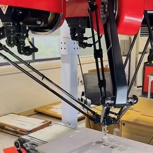 Robot Delta manipulateur parallèle de 3 kg avec système visuel, incluant PLC, moteur et boîte de vitesses, pour restaurant, ferme, emballage et tri - Product Image 6