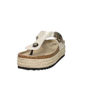 Sandalias Armata Di Mare para Mujer, Doradas, Talla 35, Tacón de 5.5 cm, Plataforma de Corcho, Estilo Espadrille - Product Image 5